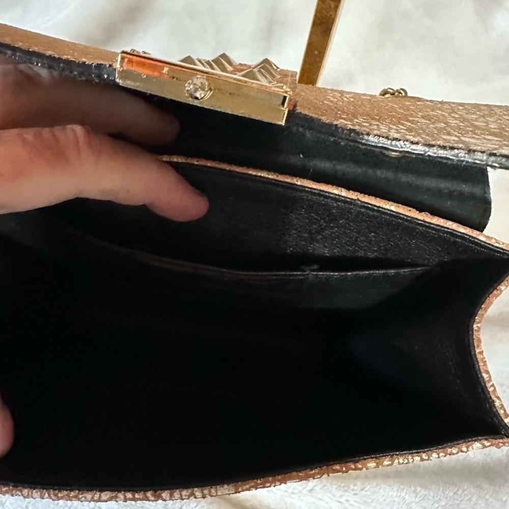 Cuir Rose metallic studded bag - Picture 5 of 11